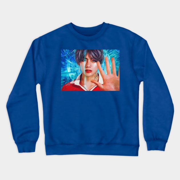 Taehyung DNA Crewneck Sweatshirt by EllenDrawings